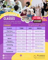 Exciting Saturday Classes For Preschool & Primary!