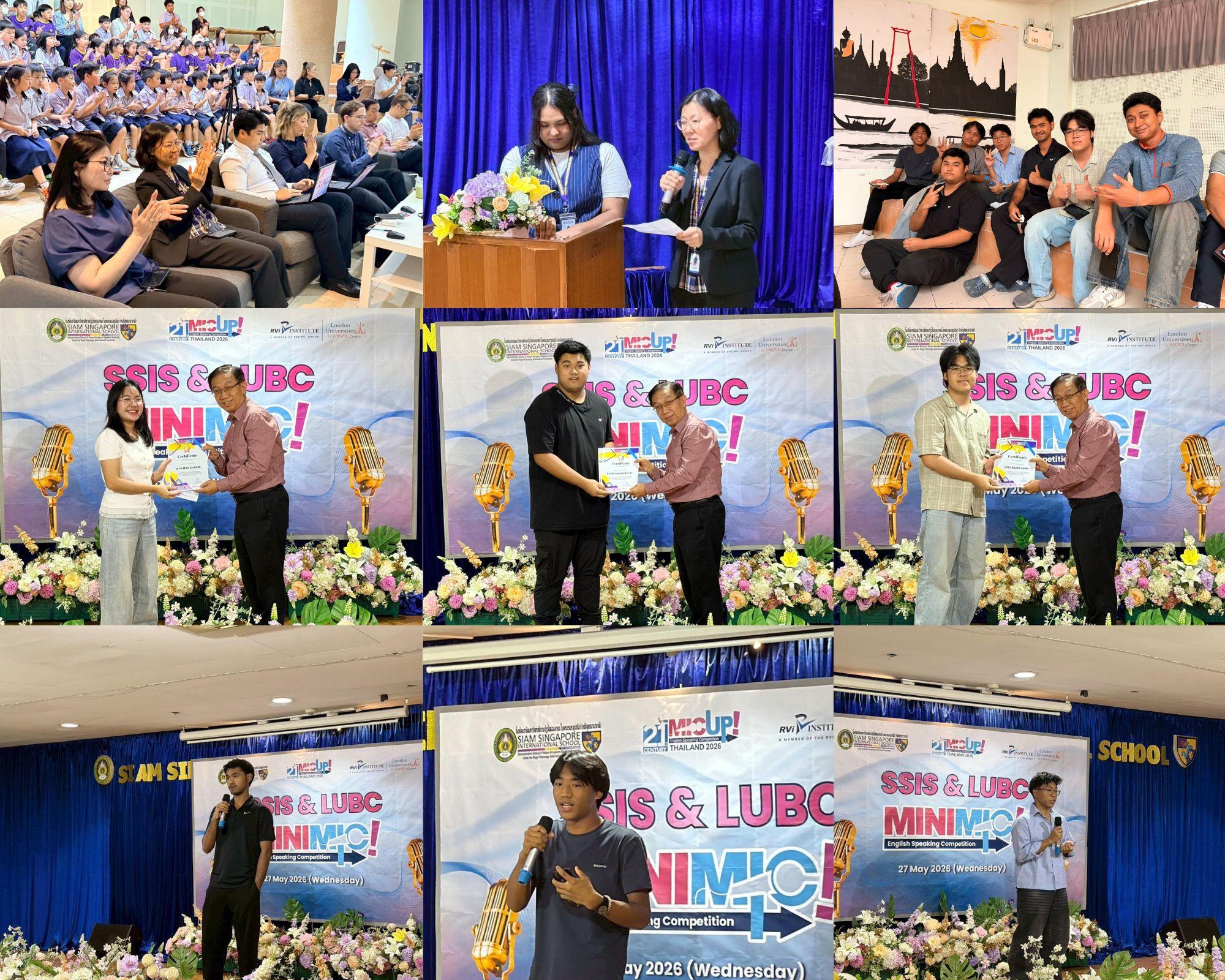 SSIS & LUBC Mini Mic! 2026 Celebrates Young Voices and Future Leaders