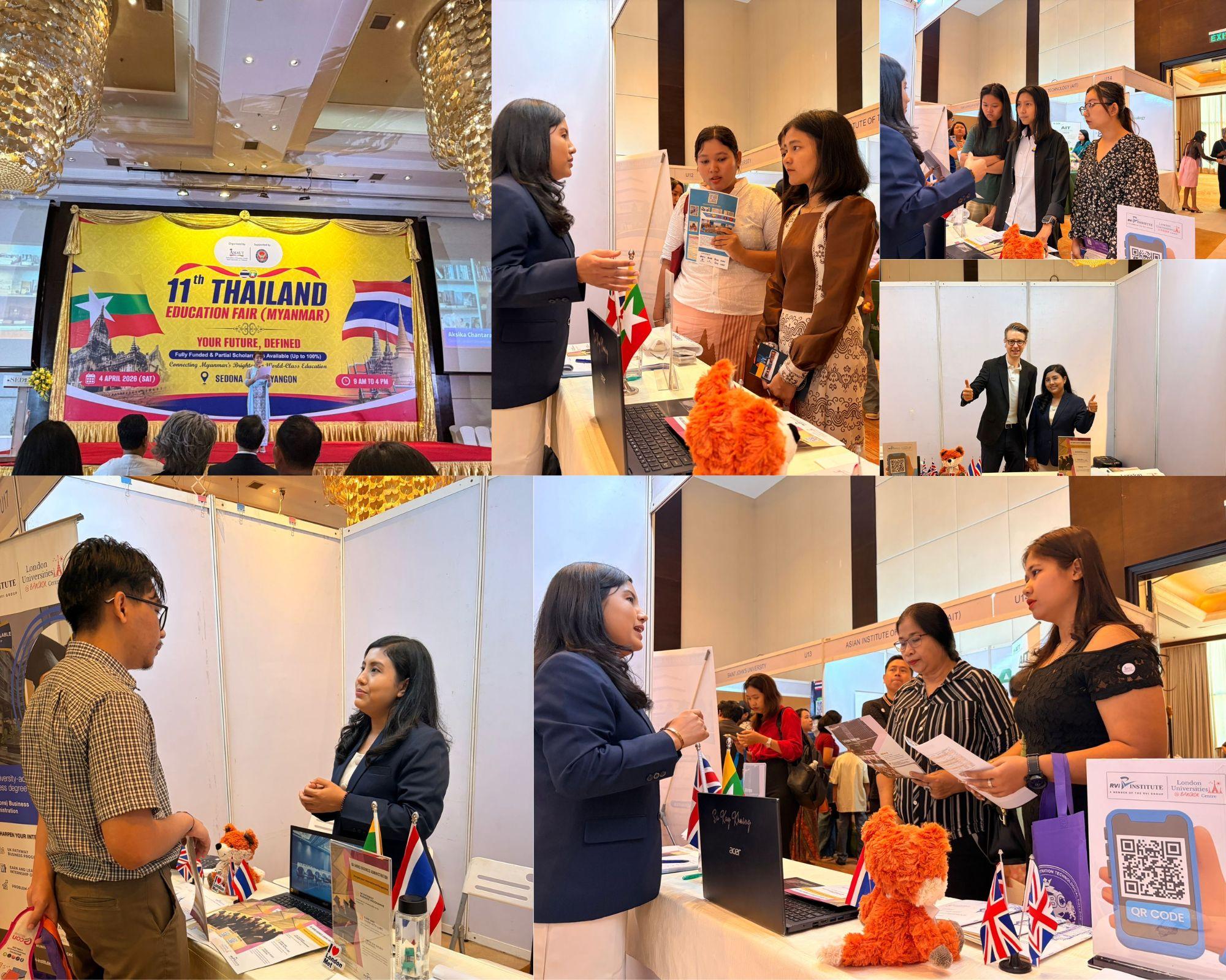 LUBC Connects with Students at Thailand Education Fair Yangon